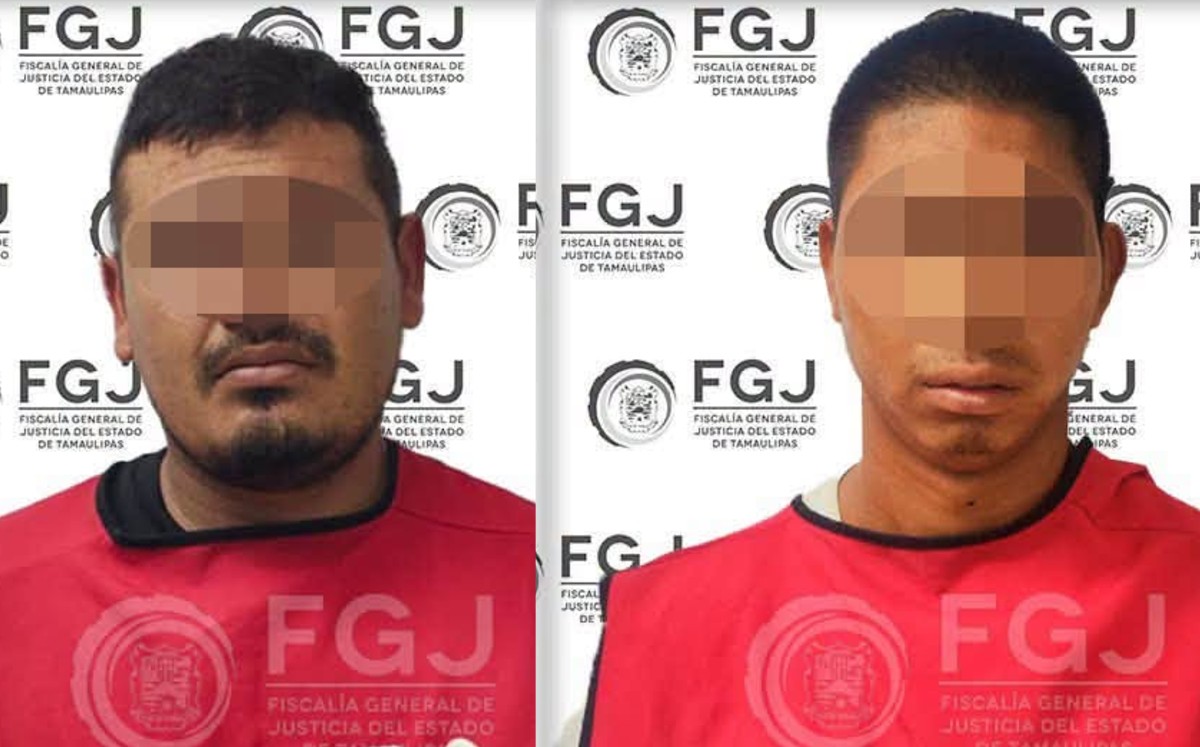 Presuntos responsables del feminicidio de tres mujeres en Reynosa. | Vocería de Seguridad