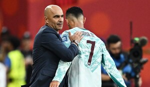 La reacción de Cristiano Ronaldo al salir de cambio en el Portugal vs Croacia
