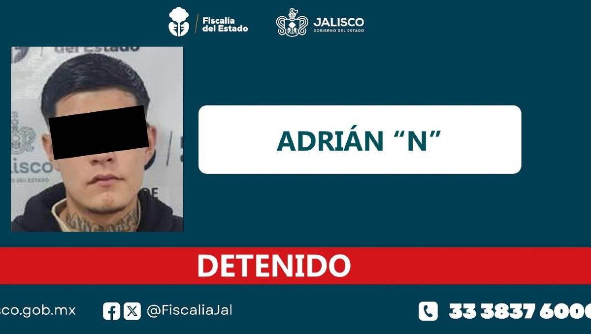 Adrián está presuntamente relacionado con la desaparición de los trabajadores de un call center (Cortesía Fiscalía de Jalisco)