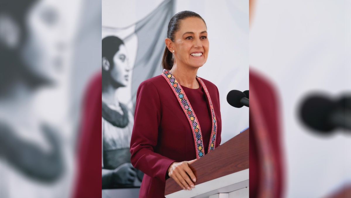 Claudia Sheinbaum en la conferencia mañanera de este viernes. | Especial