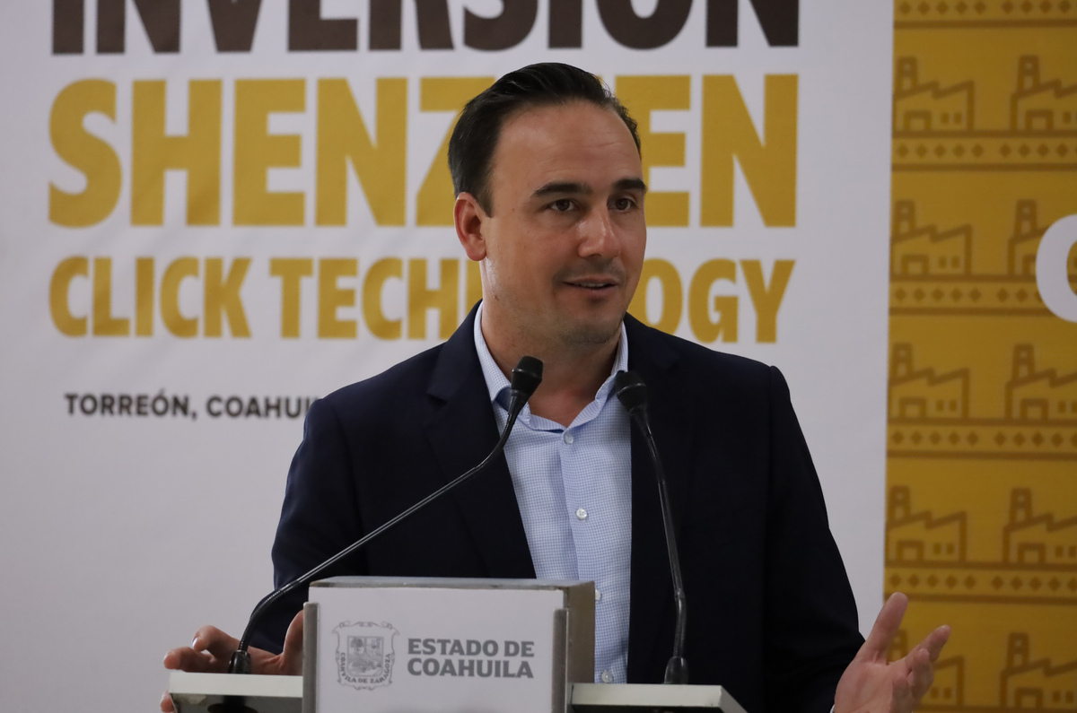 En Coahuila, gobernador destaca certidumbre para atraer inversiones. | Verónica Rivera.