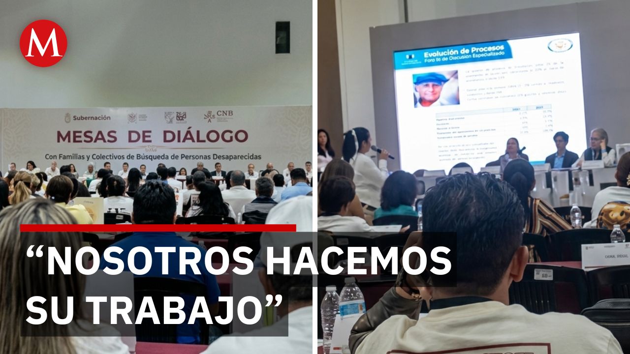 Colectivos de familias desaparecidas encaran a las autoridades de Guerrero en mesa de diálogo