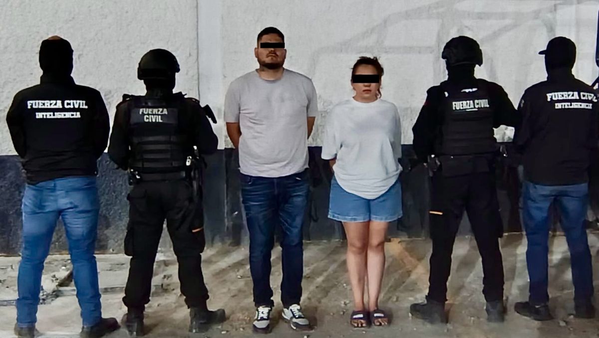 Los detenidos fueron identificados como Jorge, de 34 años, y Cristina, de 29. | Especial