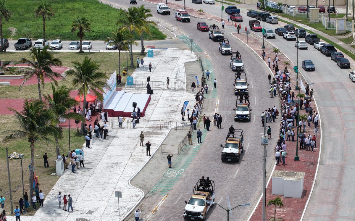 Más de 250 elementos de seguridad estarán vigilando toda la ciudad. | FB; Secretaría de Turismo Tamaulipas
