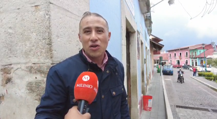 Giovanni Romero, vecino de Real del Monte. (Guadalupe Trejo)