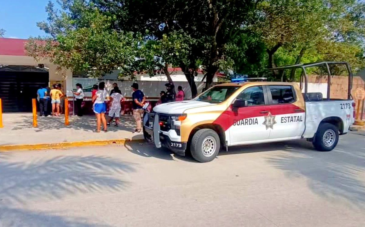 Guardia Estatal realiza recorridos por escuelas en Tamaulipas.  | Secretaría de Seguridad Pública