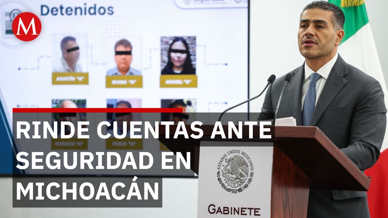 Harfuch presenta avances del Plan Michoacán: "La seguridad es prioridad"