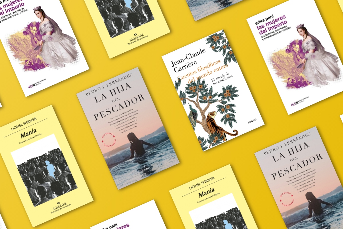 ‘Manía’, de Lionel Shriver, encabeza nuestra lista. (Especial | Montaje: Laberinto)