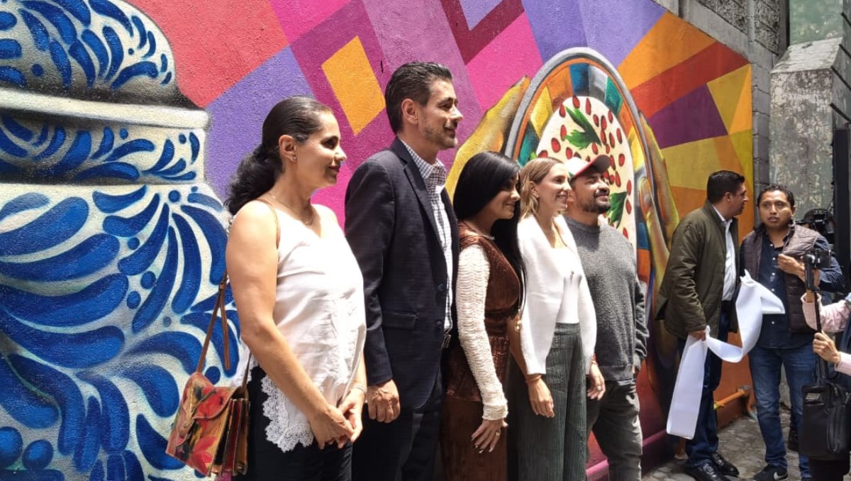 Mural rinde homenaje a los barrios fundacionales de Puebla | Nancy Camacho
