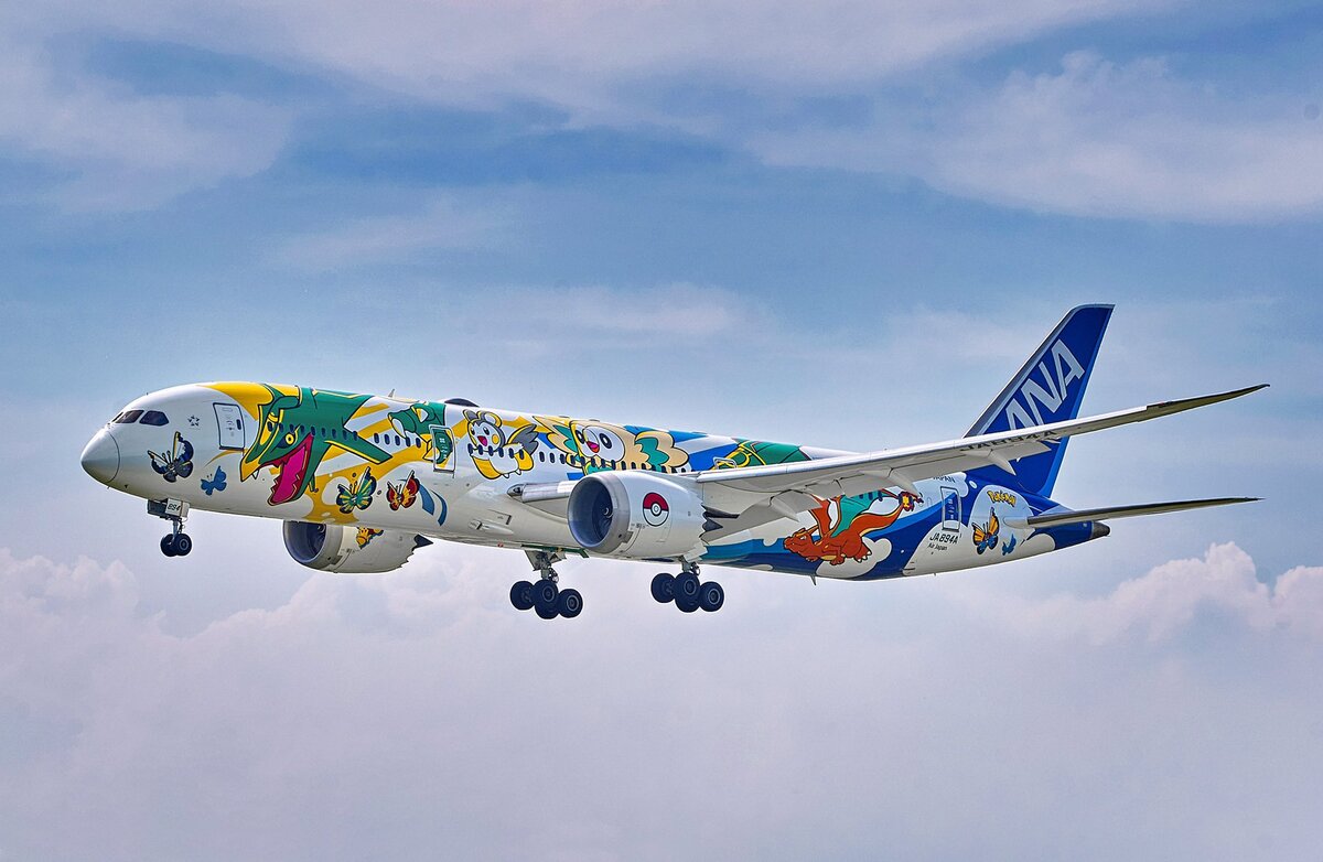 ANA y Pokémon revolucionan el Aircraft Livery en aviación