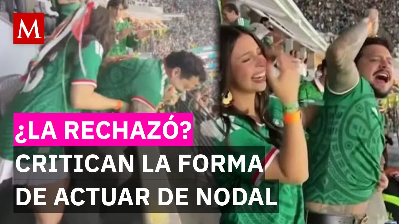 El polémico video de Nodal y Ángela Aguilar en el palco de México: ¿Hubo tensión?