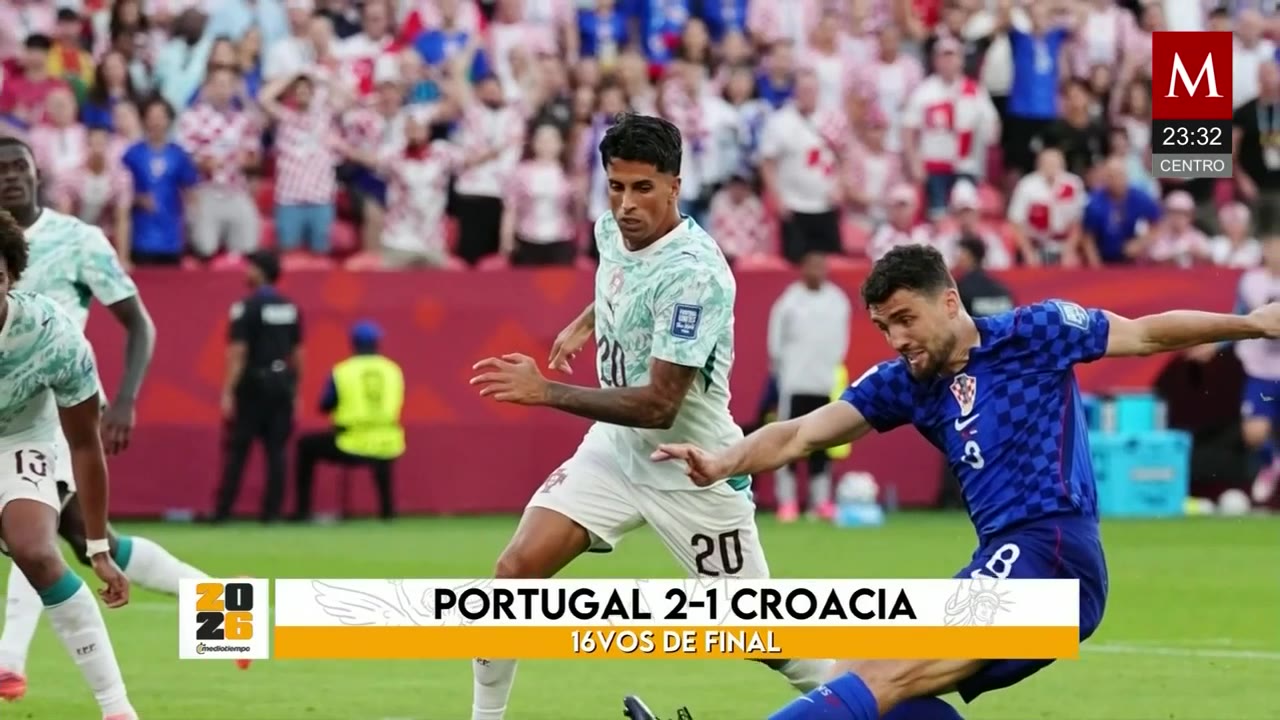 Portugal avanza tras vencer a Croacia | Milenio Noticias La Afición, 2 de julio de 2026