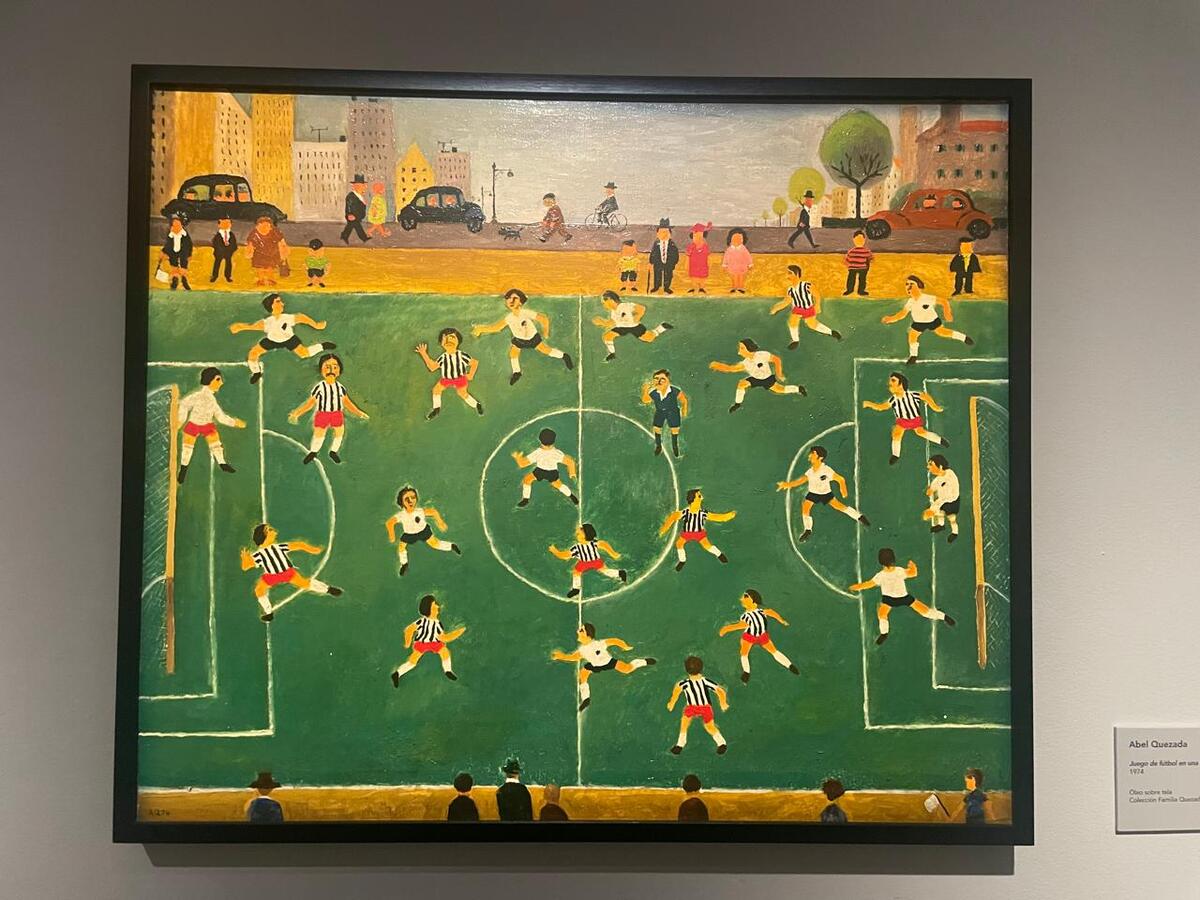 El recinto presenta la exposición '¡México, México, México! Abel Quezada. Entre arte y deporte'. (Foto: Leticia Sánchez Medel)