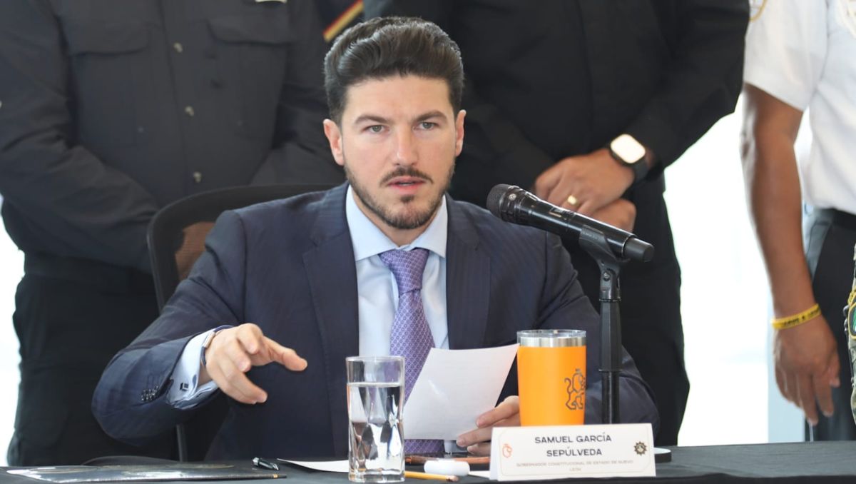 Samuel García Sepúlveda, gobernador de Nuevo León. Luis Guerra