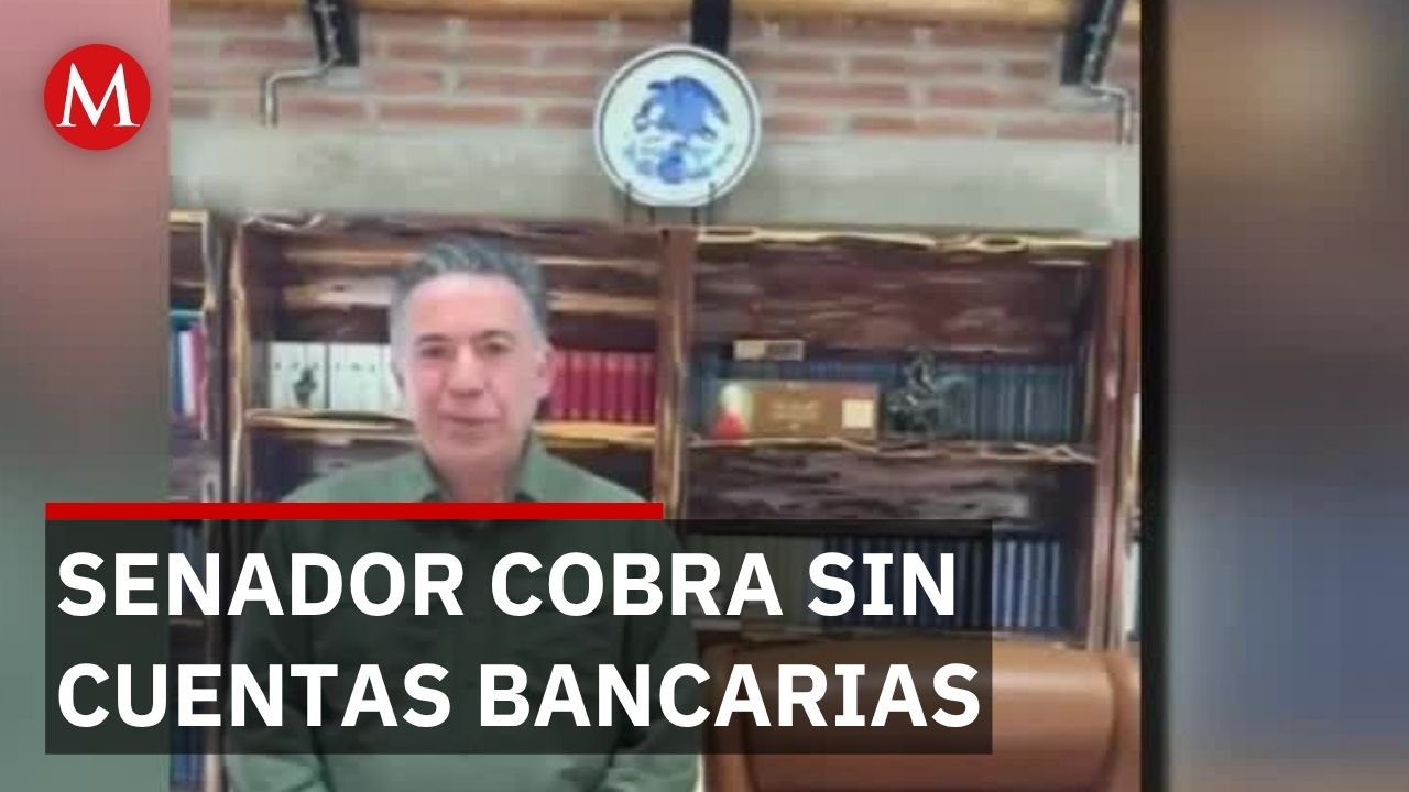 Senador investigado por narcotráfico en EU sigue cobrando sueldo pese a cuentas congeladas