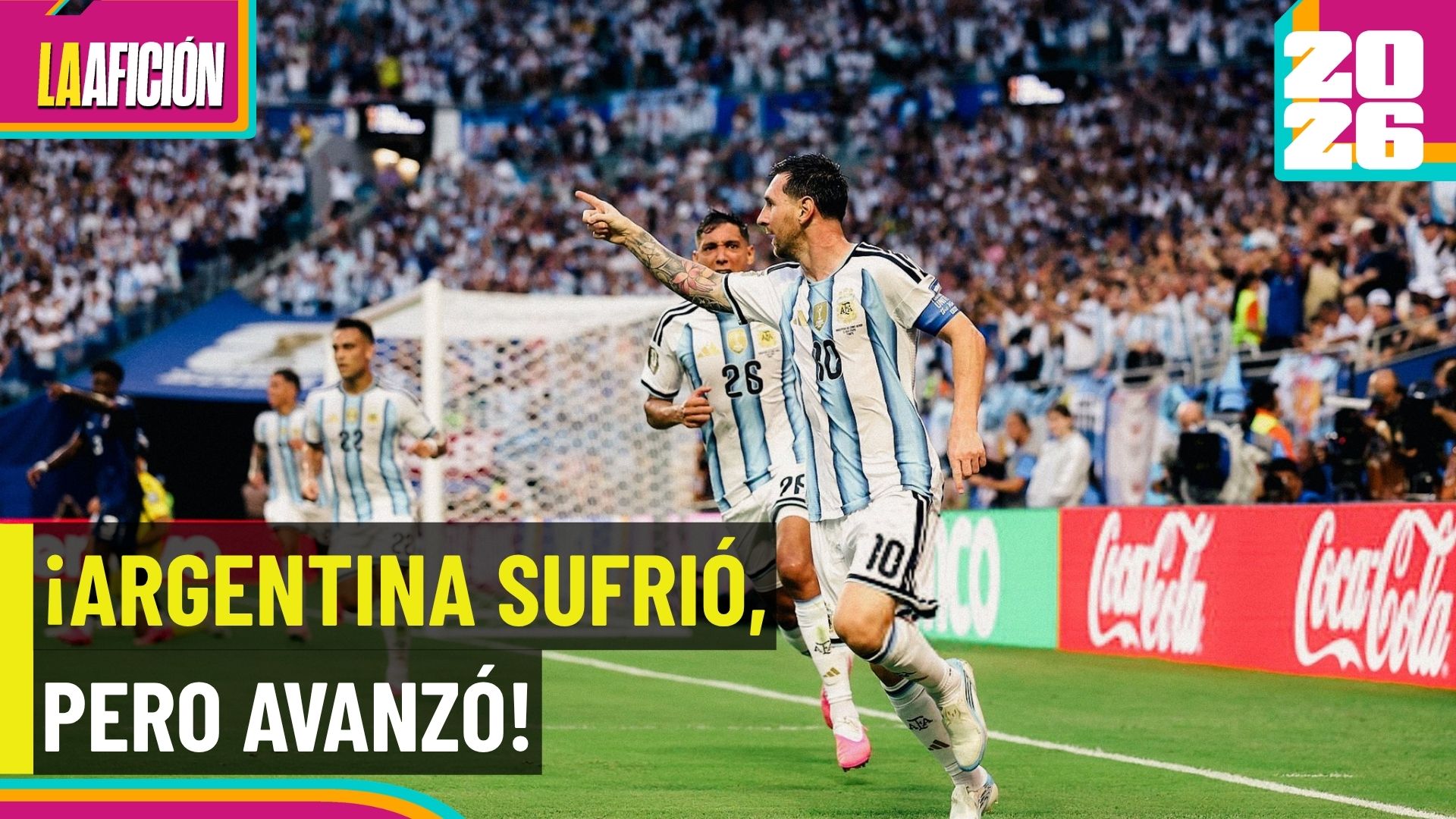 ¡Sufrió de más! Argentina elimina a Cabo Verde en un partidazo
