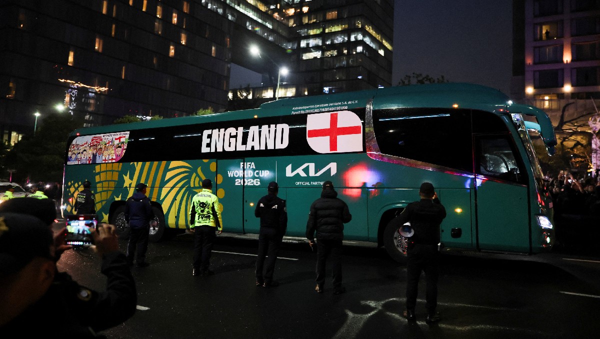Así fue la llegada de la Selección de Inglaterra a México (Reuters)