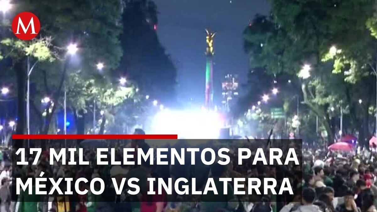 Clara Brugada revela despliegue de 17 mil elementos de seguridad para México vs Inglaterra