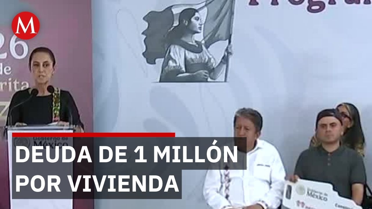 Claudia Sheinbaum critica créditos de 80 mil que generaban 1 millón