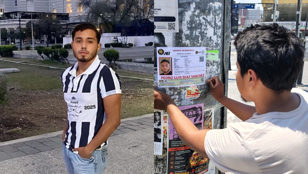 La familia del joven de Durango viajaron a Nuevo León para buscarlo. | Especial-Agustín Martínez