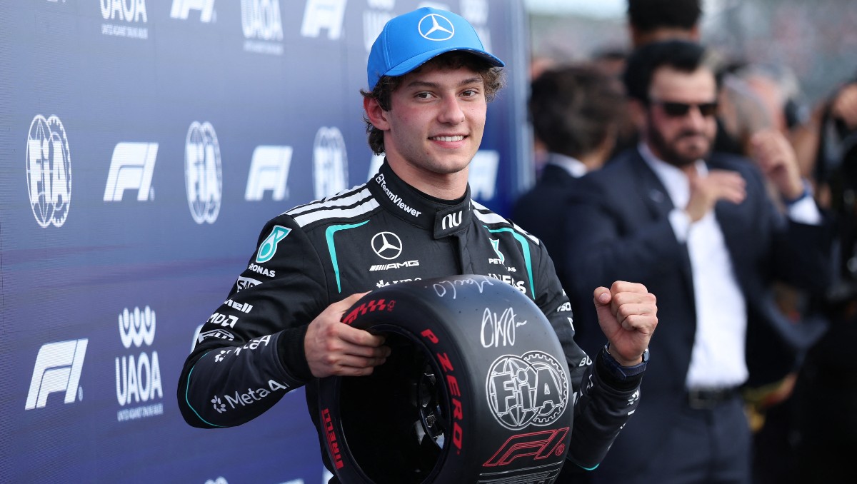 Kimi Antonelli impone condiciones en Silverstone y se lleva la pole para el GP de Gran Bretaña (Reuters)