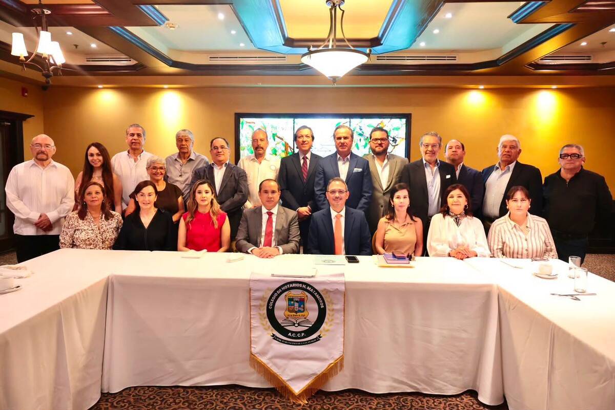 El rol de los notarios es clave para la seguridad jurídica en Tamaulipas