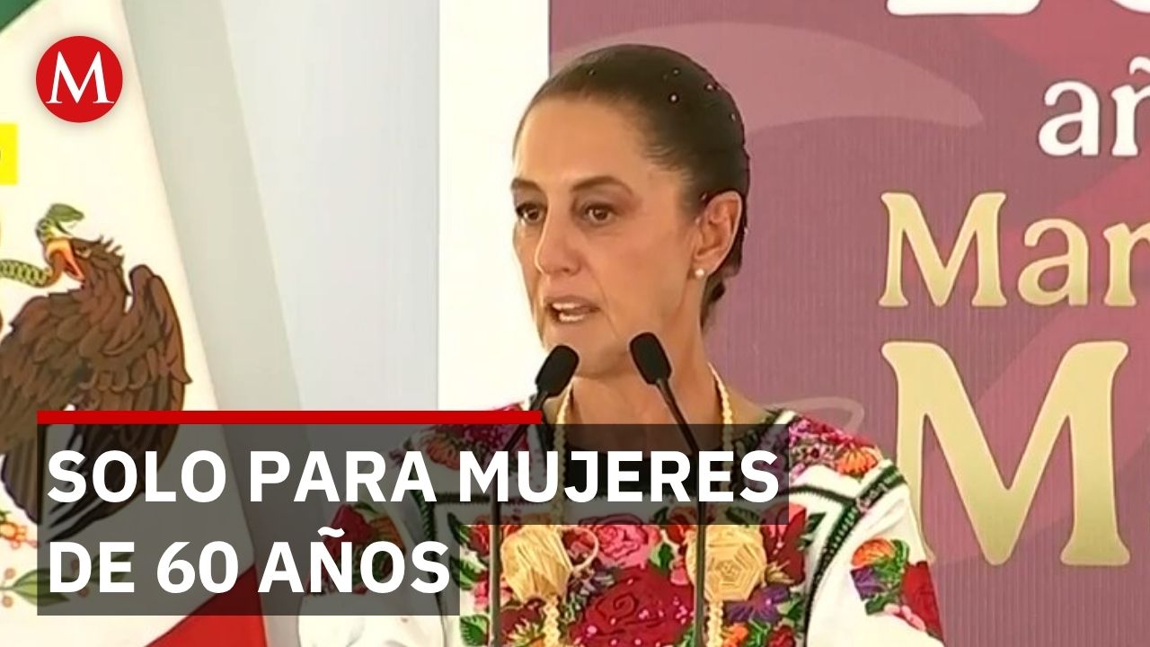 Sheinbaum explica que la Pensión Mujeres Bienestar reconoce el trabajo de cuidados