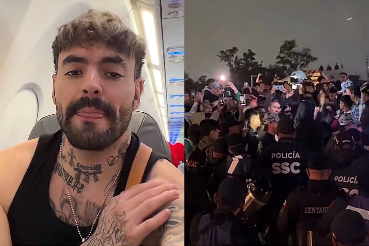 Adriano Zendejas detonó fuegos artificiales afuera del hotel de concentración de Inglaterra.
