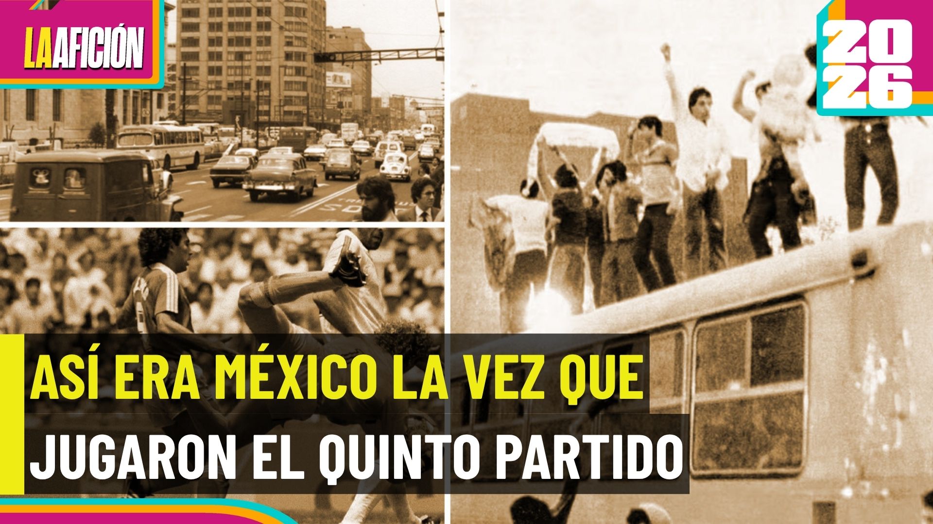 ¿Cómo era México la última vez que disputaron el quinto partido del Mundial?