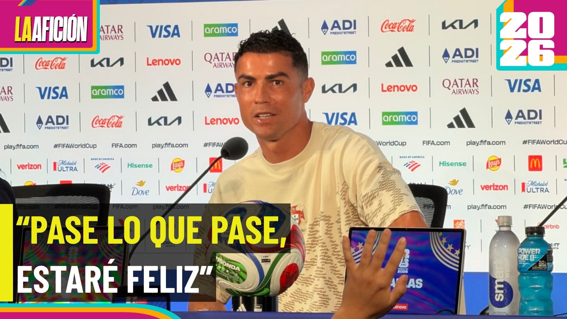 Cristiano Ronaldo asegura que se irá tranquilo pase lo que pase