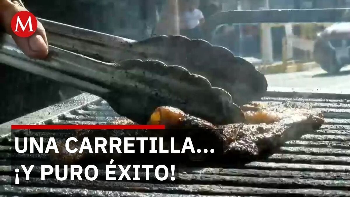 El asador sobre ruedas que conquista Monterrey durante el Mundial