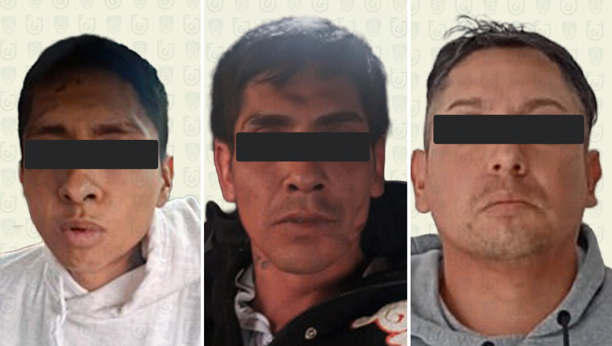 Yani 'N', Erik 'N' y Bonifacio 'N' fueron procesados por el asesinato de dos albañiles en Iztapalapa. | Foto: Fiscalía de CdMx