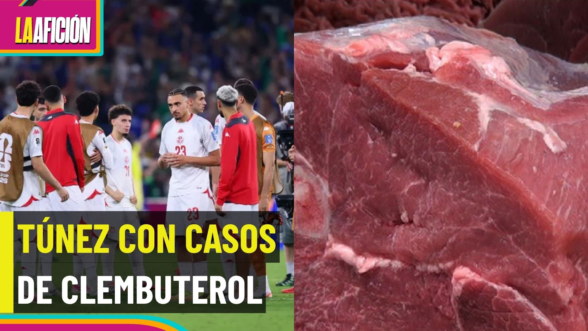¡Insólito! Carne contaminada en México provoca positivos por dopaje a Túnez