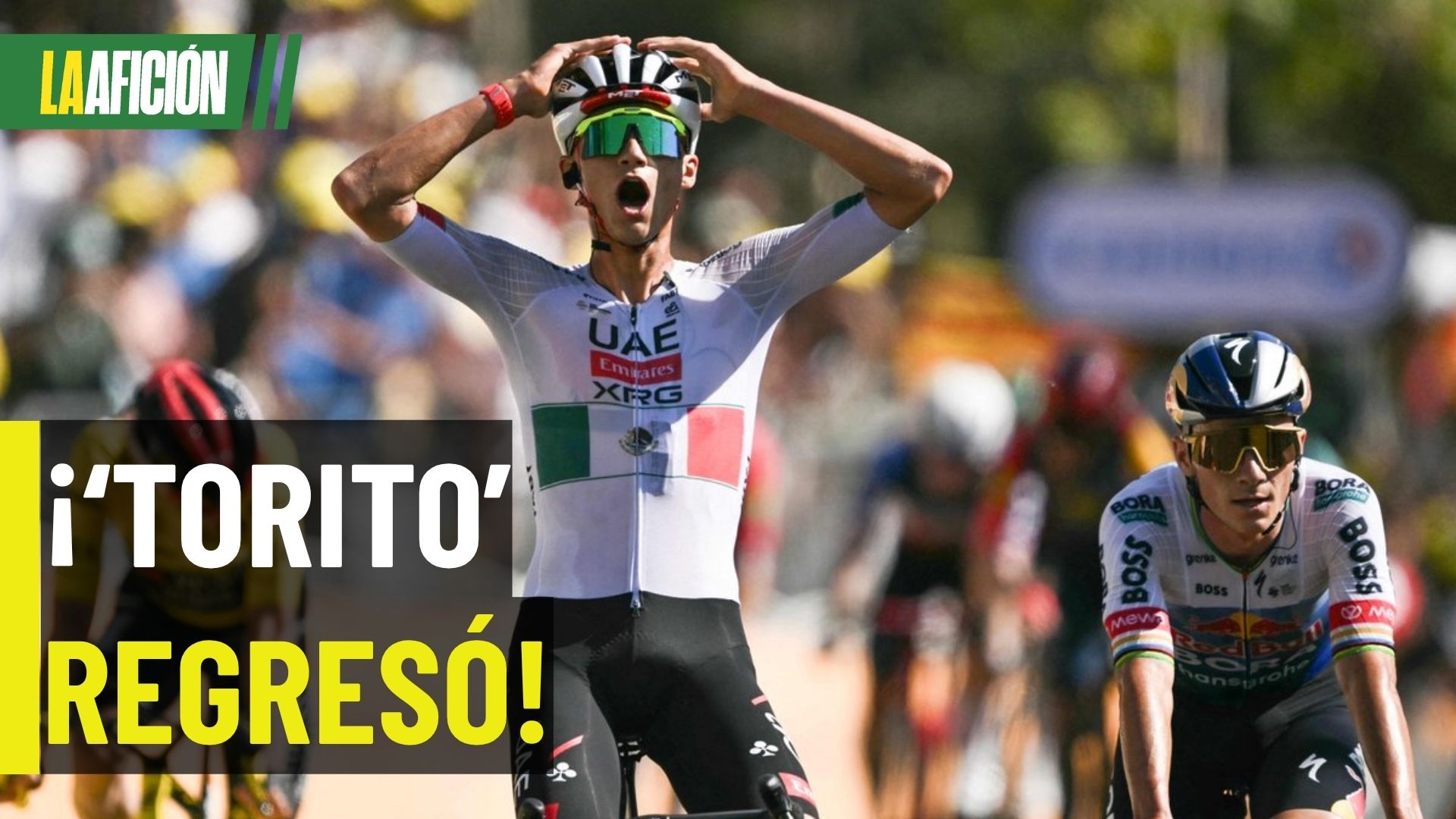 ¡Orgullo mexicano! Isaac del Toro conquista una etapa del Tour de Francia
