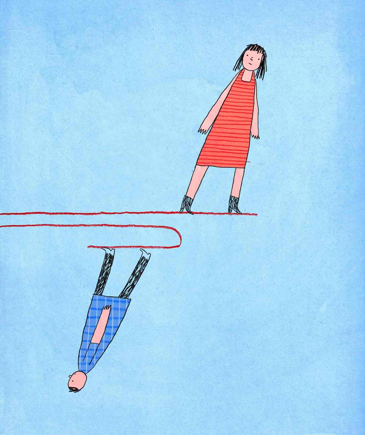 Aunque existen señales del final de una relación, las personas no sabemos leerlas. | Ilustración: Brian Rea