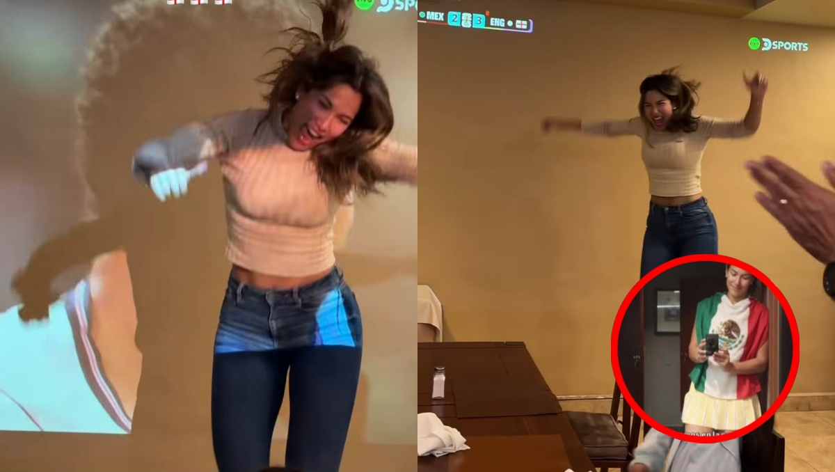Alejandra Jaramillo celebra la derrota de México contra Inglaterra / Instagram