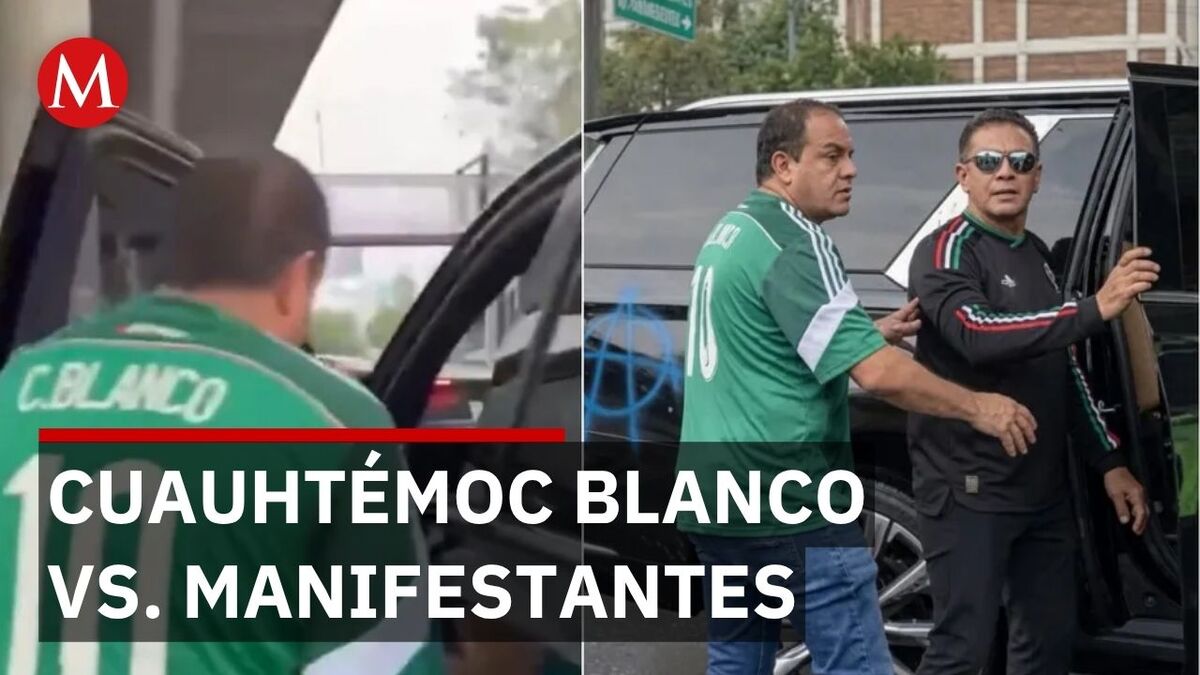 Cuauhtémoc Blanco sufre insultos y vandalismo mientras circula por Periférico en CdMx