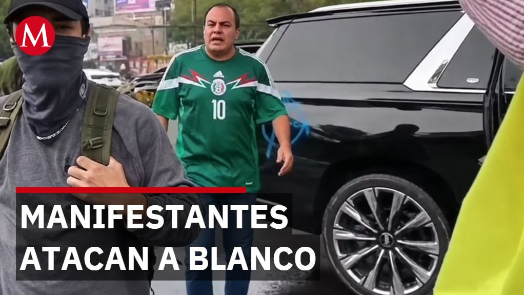 Cuauhtémoc Blanco sufre insultos y vandalismo mientras circula por Periférico en CdMx