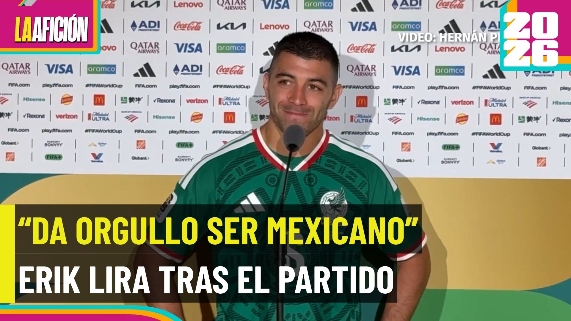 Declaraciones de Erik Lira tras la derrota de México ante Inglaterra