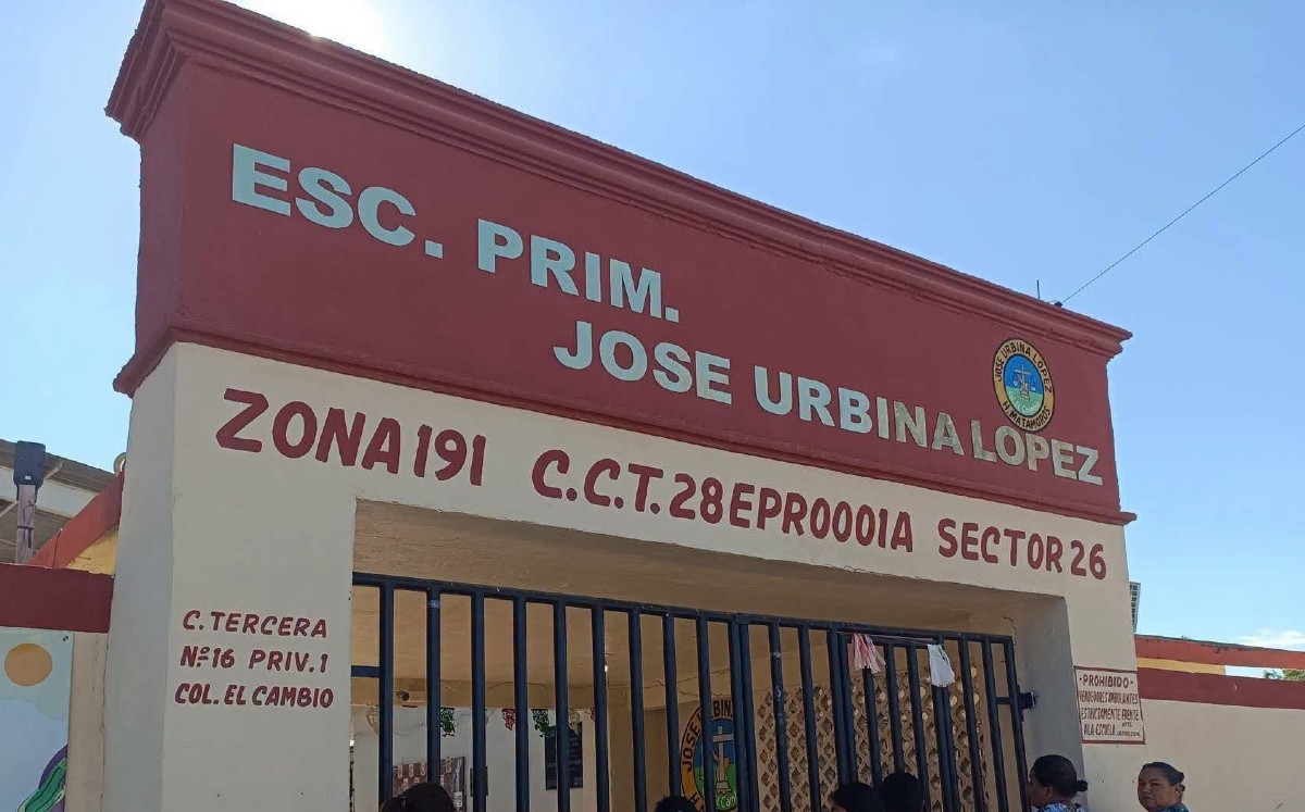 Escuela Primaria “José Urbina López” en Matamoros. | Especial