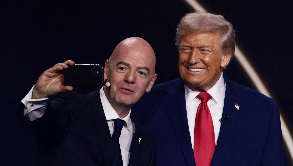 Gianni Infantino admite que habló con Trump por la tarjeta roja deBalogun (Reuters)