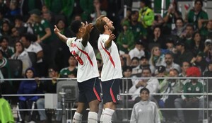 Harry Kane y Jude Bellingham en partido de México contra Inglaterra
