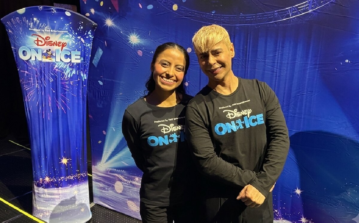 Norman Arredondo y Diana Echevarría forman parte de esta edición de Disney On Ice.