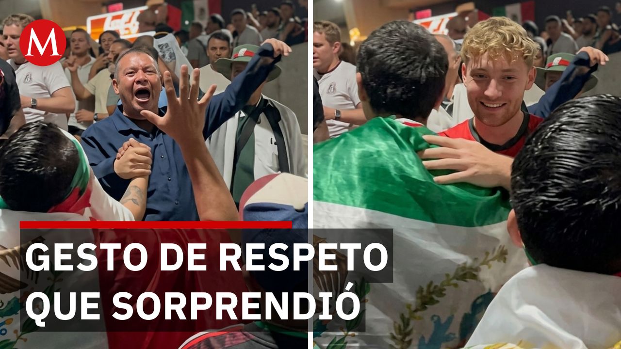 Tras perder ante Inglaterra, aficionados mexicanos sorprenden con gesto de respeto deportivo