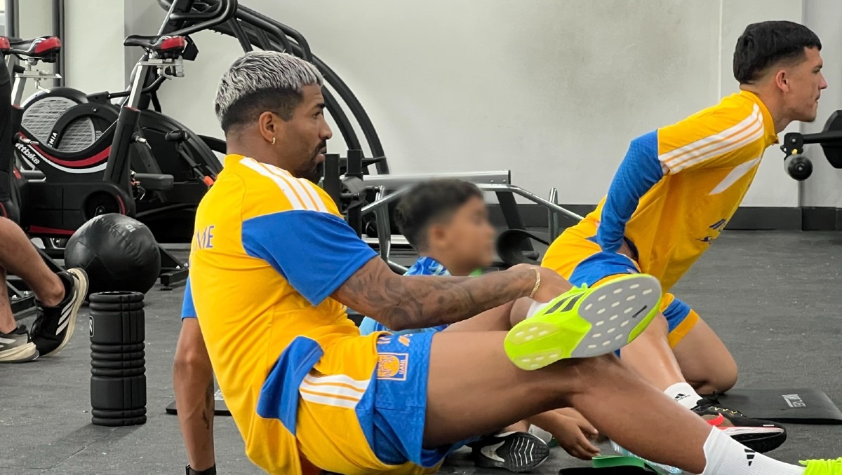 Rodrigo Aguirre se reincorporó a los entrenamientos de Tigres tras su participación con Uruguay en el Mundial 2026. (Cortesía Tigres)
