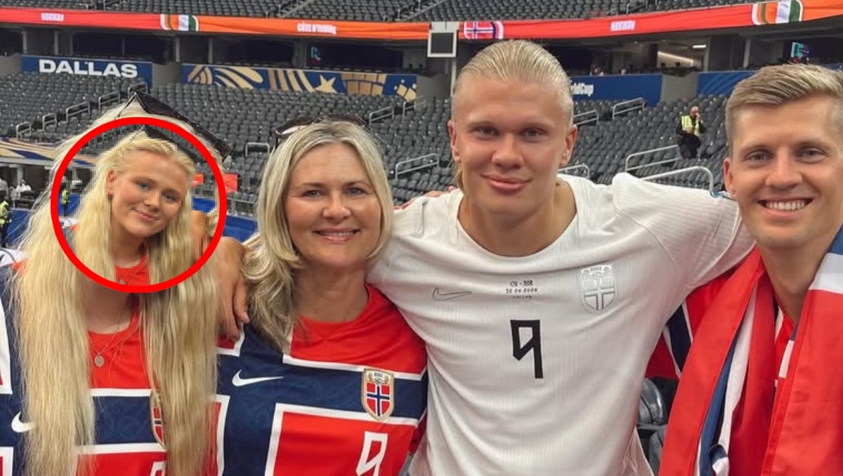 Erling Haaland con su familia / Instagram
