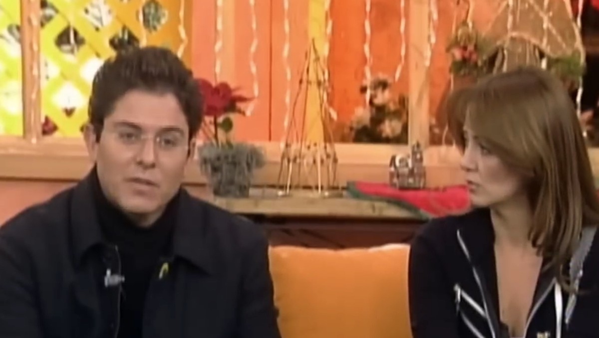 Ernesto Laguardia y Andrea Legarreta en el programa Hoy (Captura)
