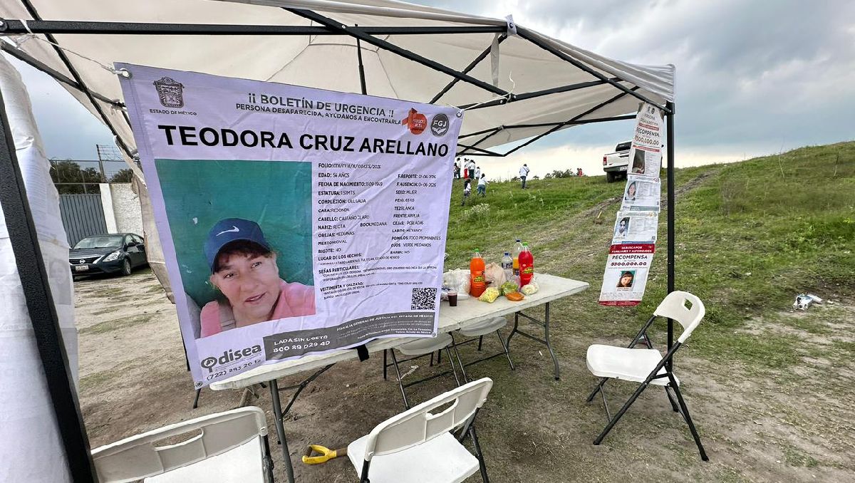 El esposo de Teodora fue localizado sin vida en un canal de Coacalco. | Foto: Juan Camacho