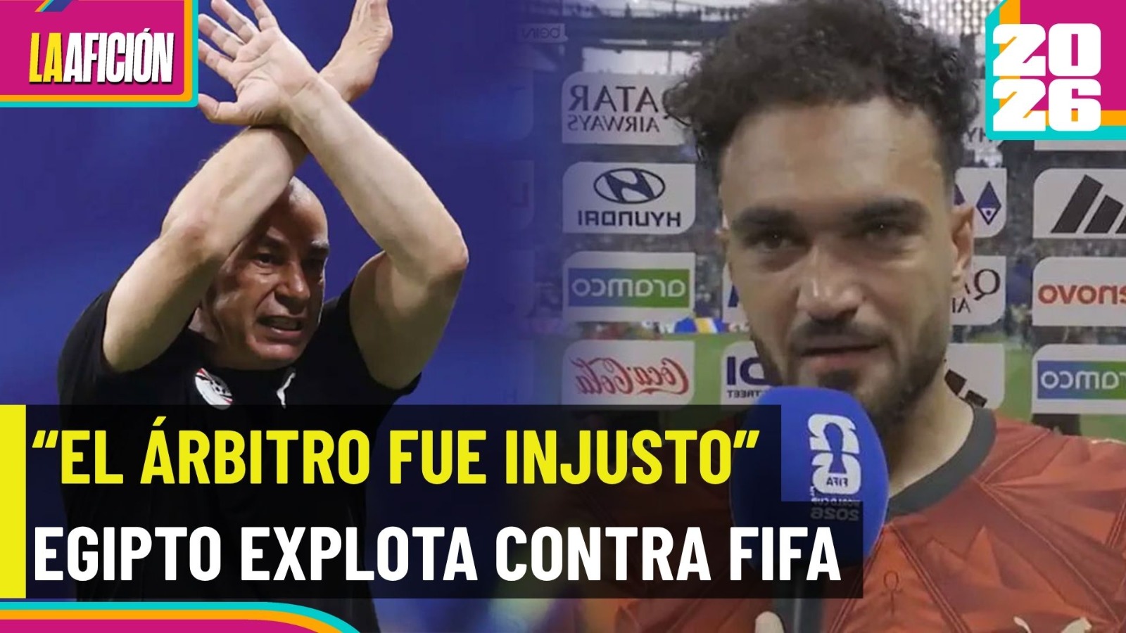Egipto acusa que el Mundial está favoreciendo a Argentina