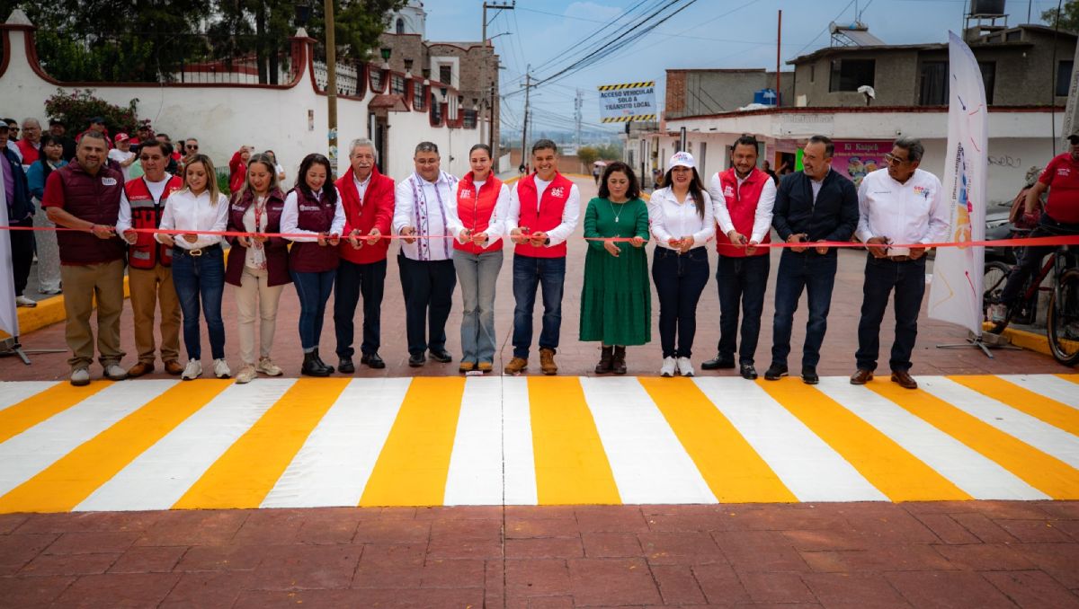 El GIDEM aportó los cuatro millones de pesos para la renovación de la calle Severiano Reyes. | Foto: Especial